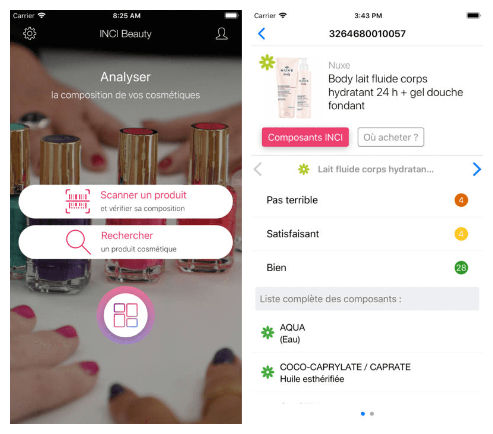 Yuka Inci Beauty Pharmapocket On A Testé Les Apps Qui