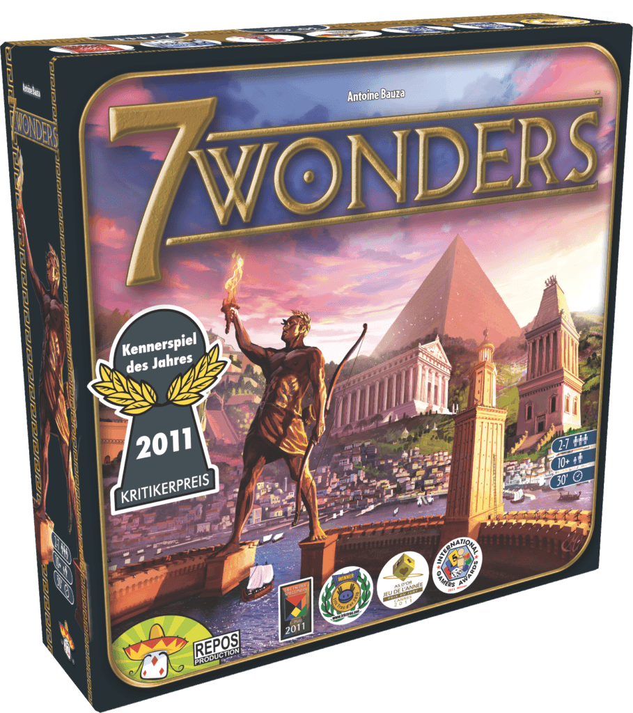 Découvrez 7 Wonders, notre jeu de société de la semaine