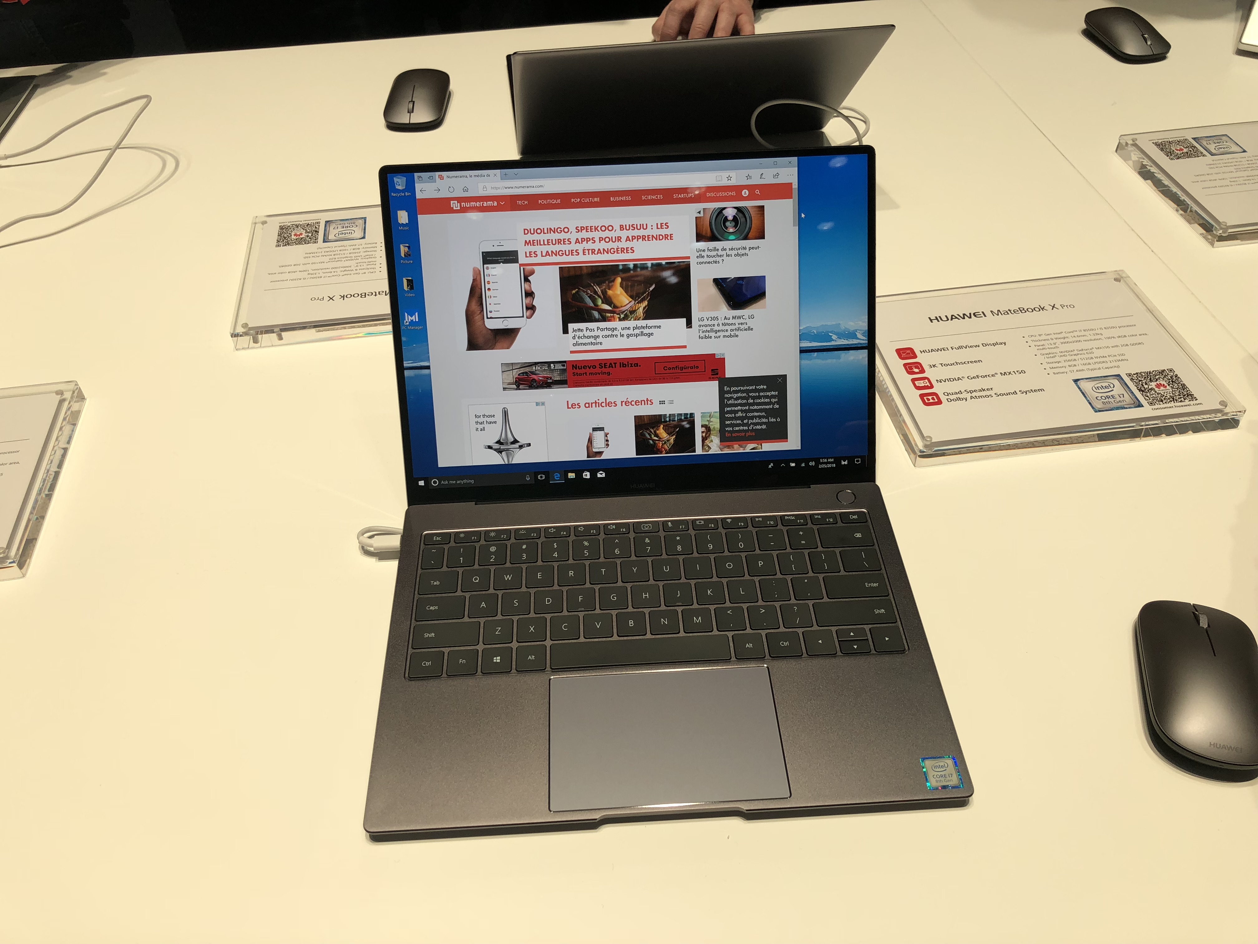 On essaie la CAMÉRA SOUS LE CLAVIER ! Le Huawei MateBook X Pro est  étonnant ! 