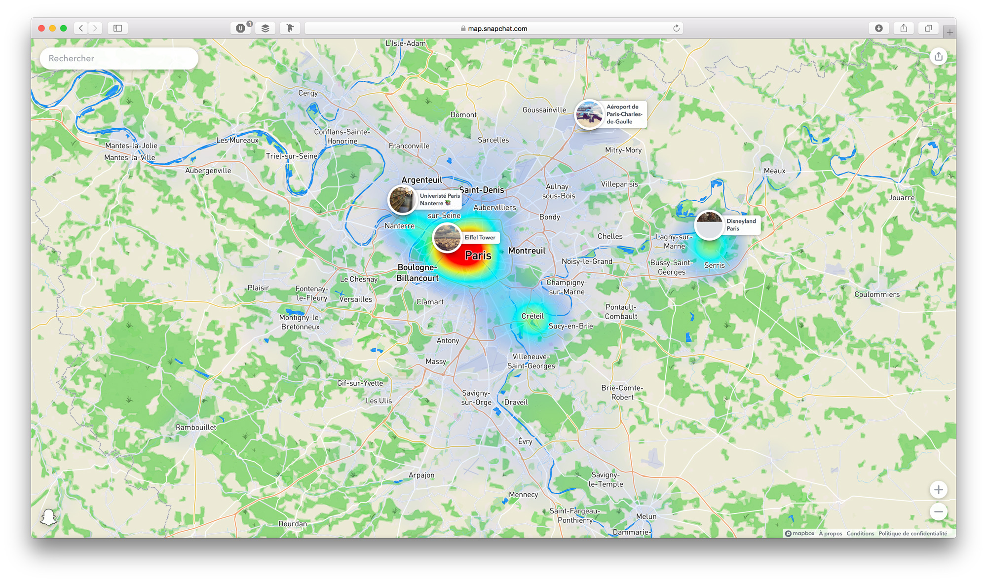 Snapchat : vous pouvez désormais accéder à la Snap Map depuis le web