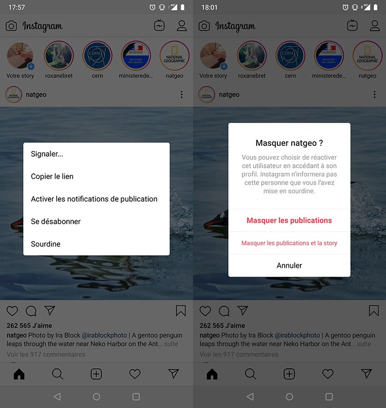 Instagram Comment Mettre En Sourdine Un Compte Qui Publie Trop