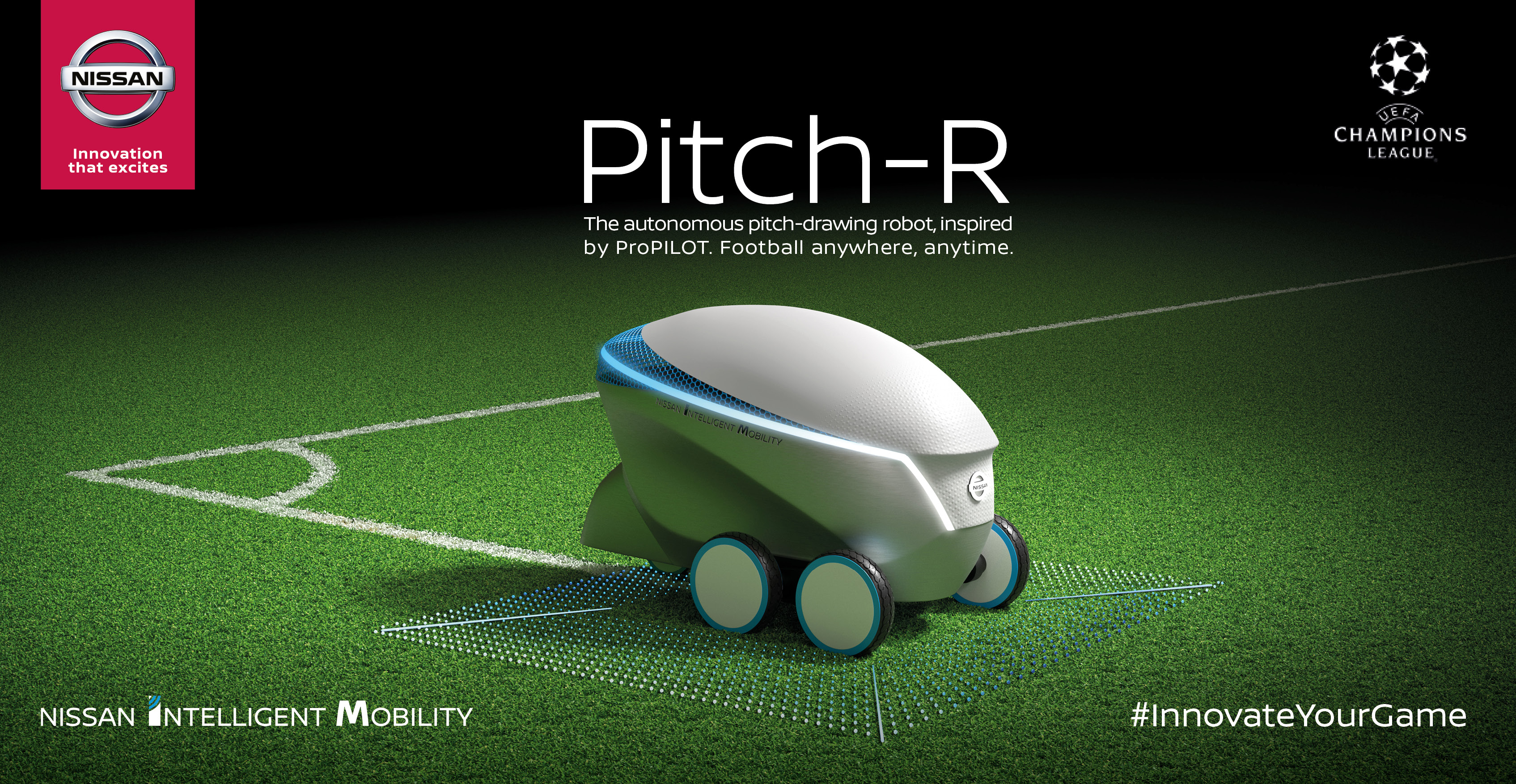 Ce Mignon Petit Robot Nissan Peut Creer Des Terrains De Foot Tout Seul