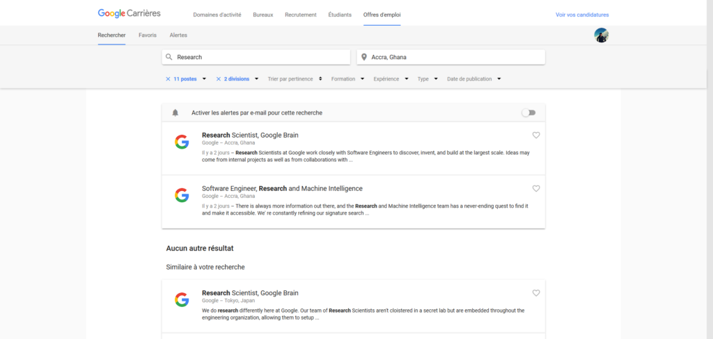 Google IA Ghana