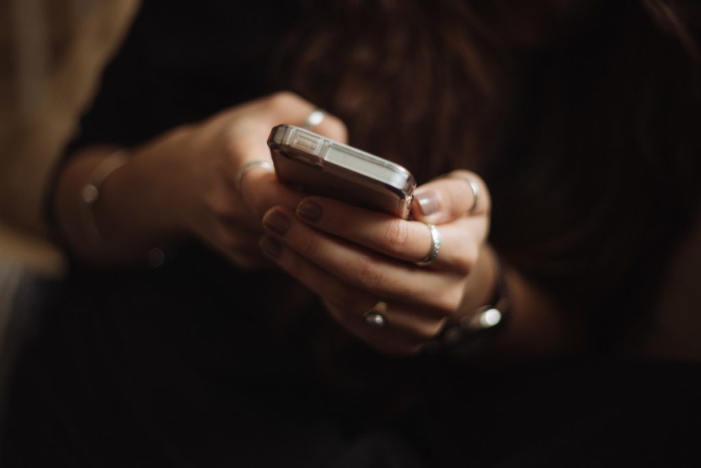 iphone mobile texto sms