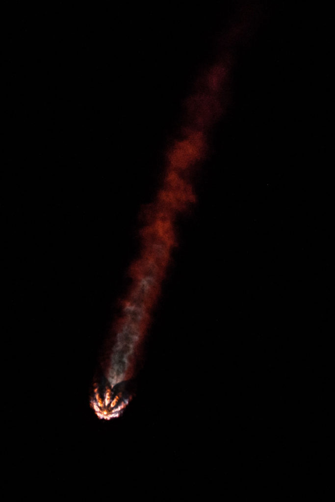 falcon9 spacex rentrée atmosphérique