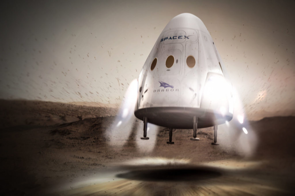 capsule dragon mars