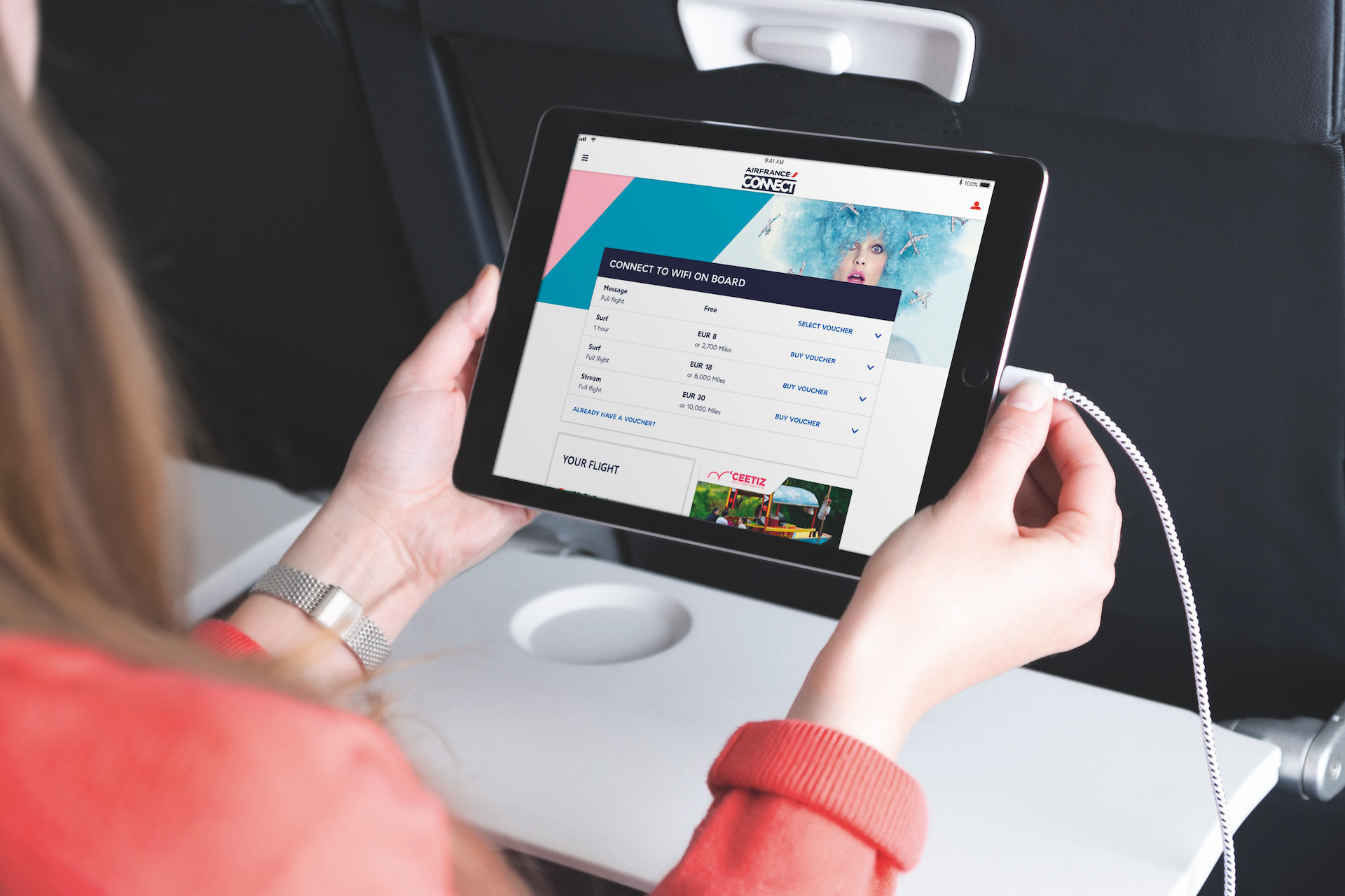 Air France révolutionne son Wi-Fi en vol - Numerama