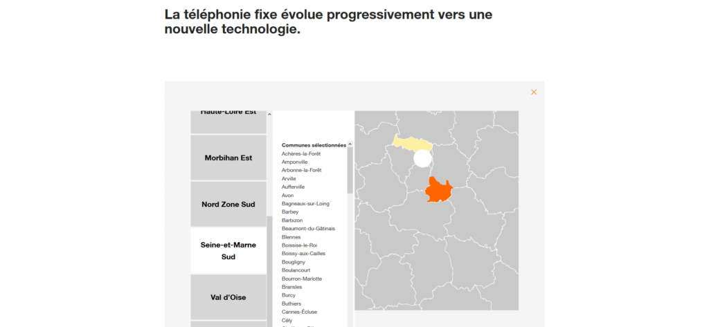 Fin RTC zones concernées