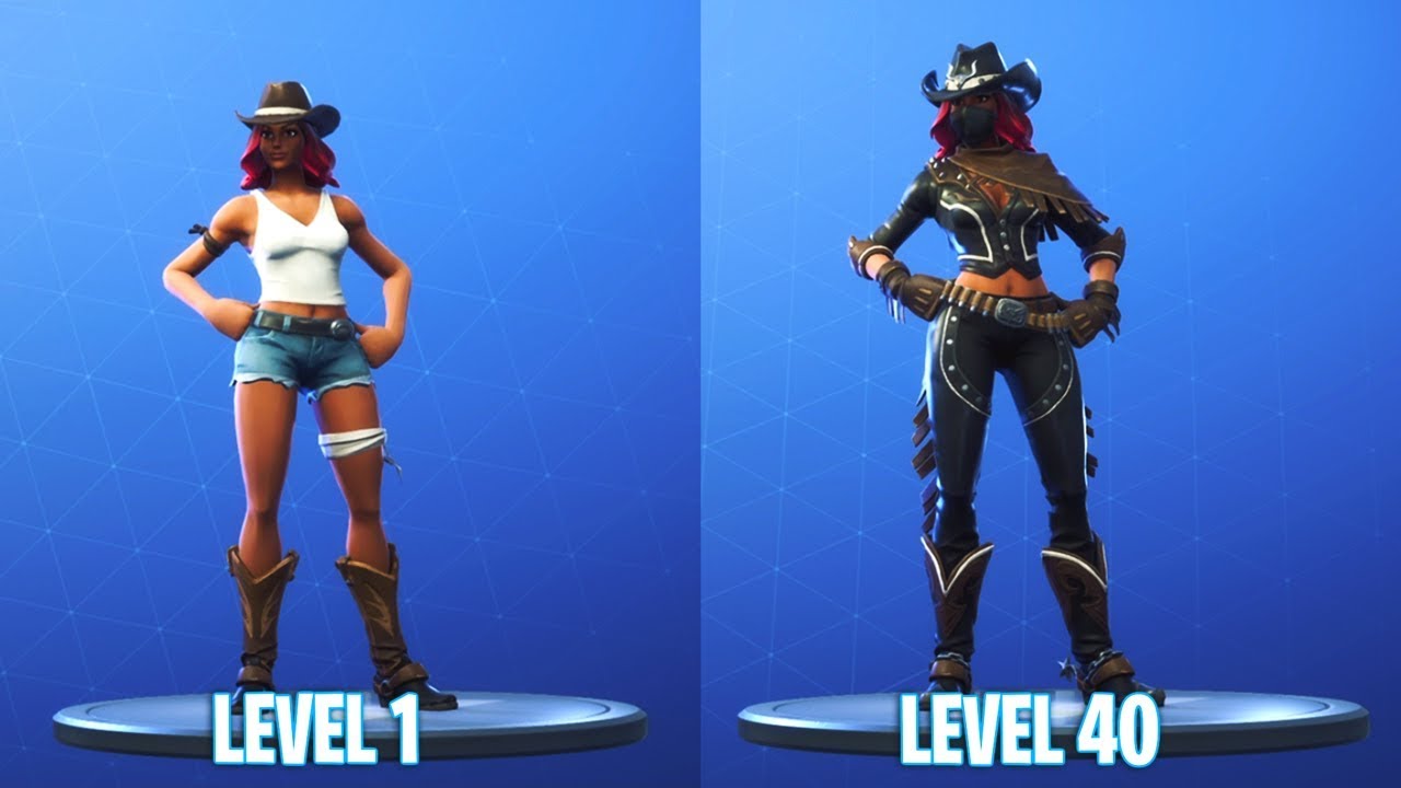 differents looks d un skin calamity source youtube - personnage fortnite fille
