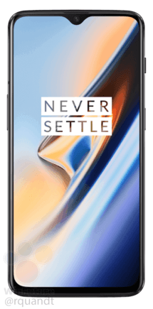 OnePlus 6T leak avant