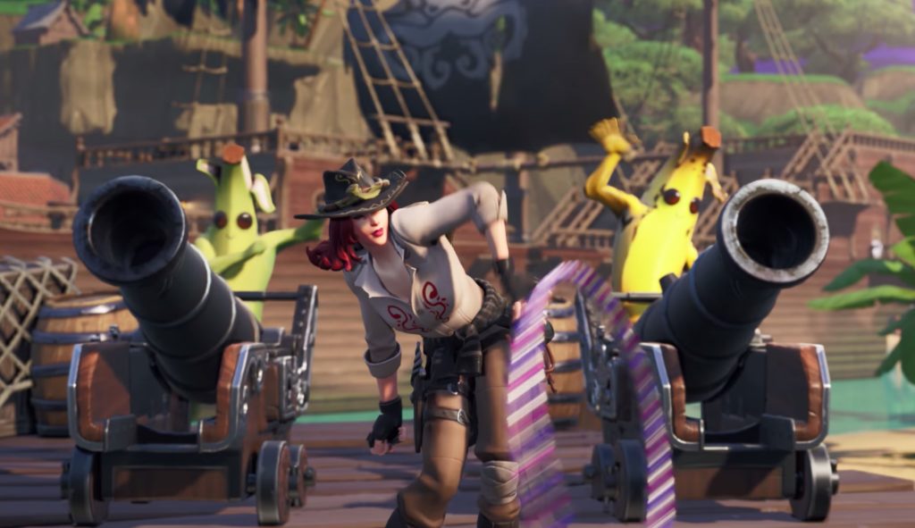 fortnite saison 8 un enorme volcan des pirates et des canons voici toutes les nouveautes pop culture numerama - skin hybride noir fortnite