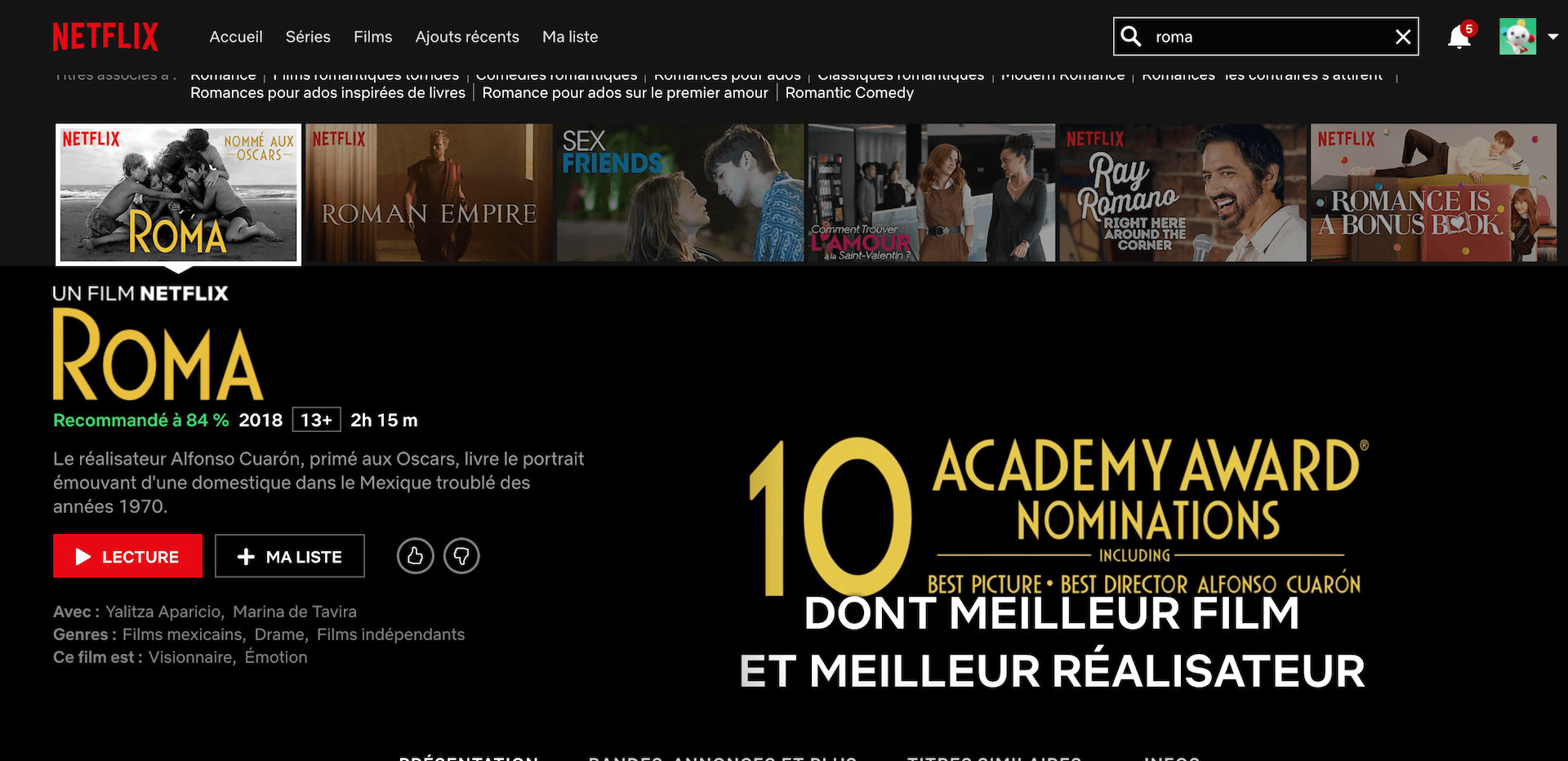 Comment Netflix met tout en place pour que Roma gagne l Oscar du meilleur film Numerama