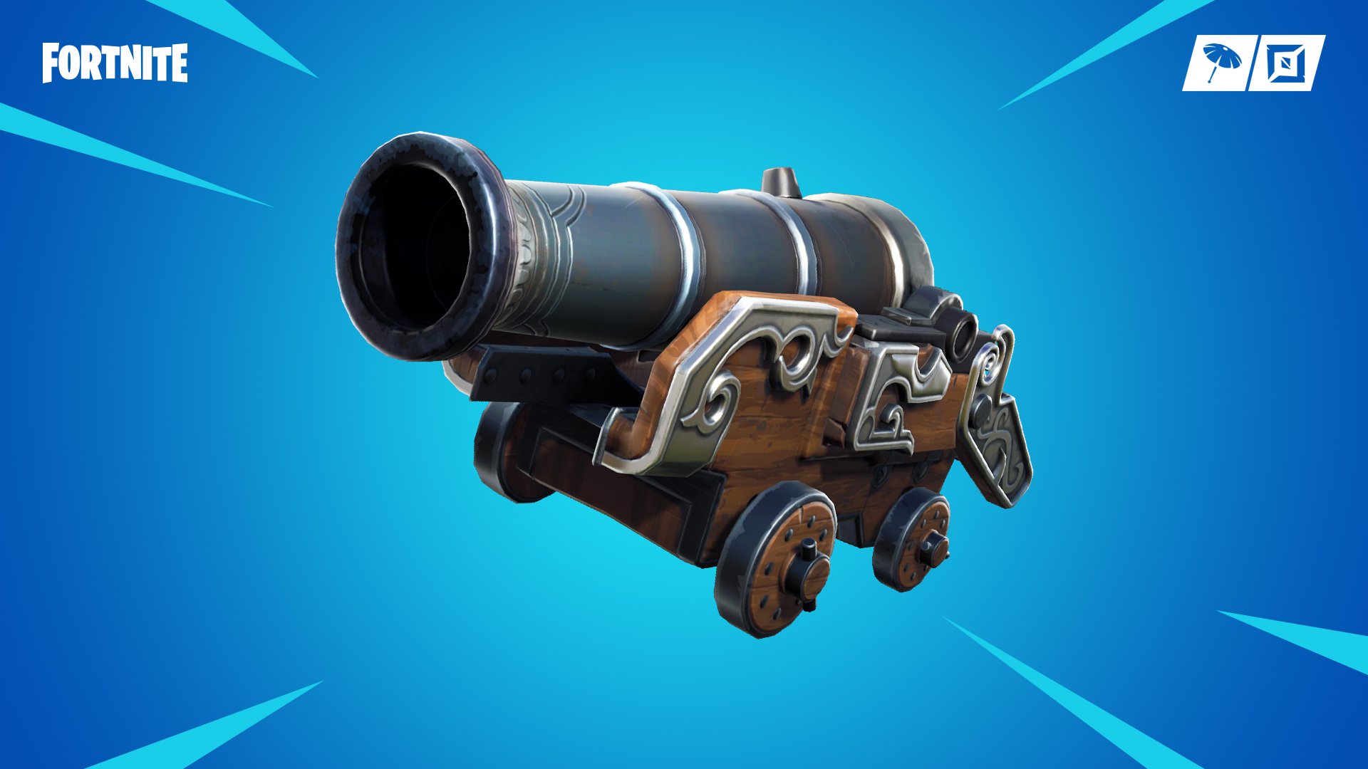 un canon dans la saison 8 source epic games - skin coeur noir fortnite saison 8