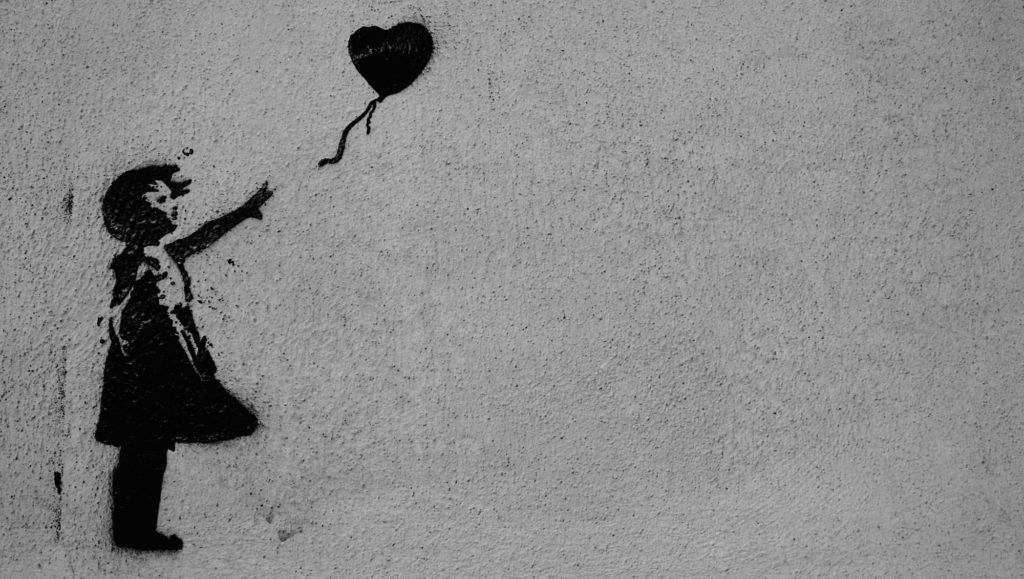 Banksy tag pochoir