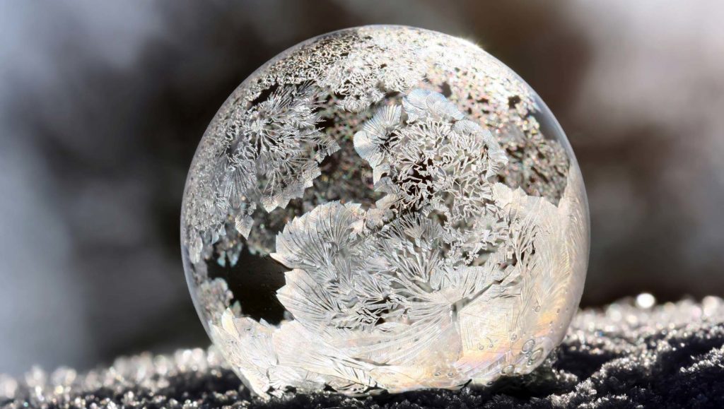 bulle savon glace gel