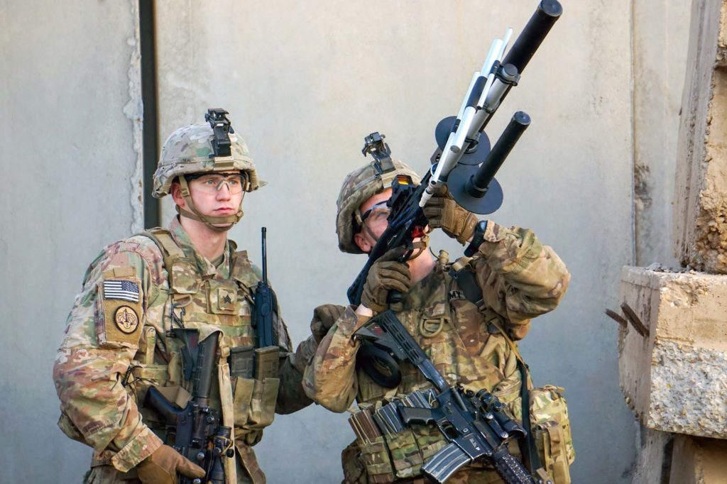 anti drone armée militaire soldat