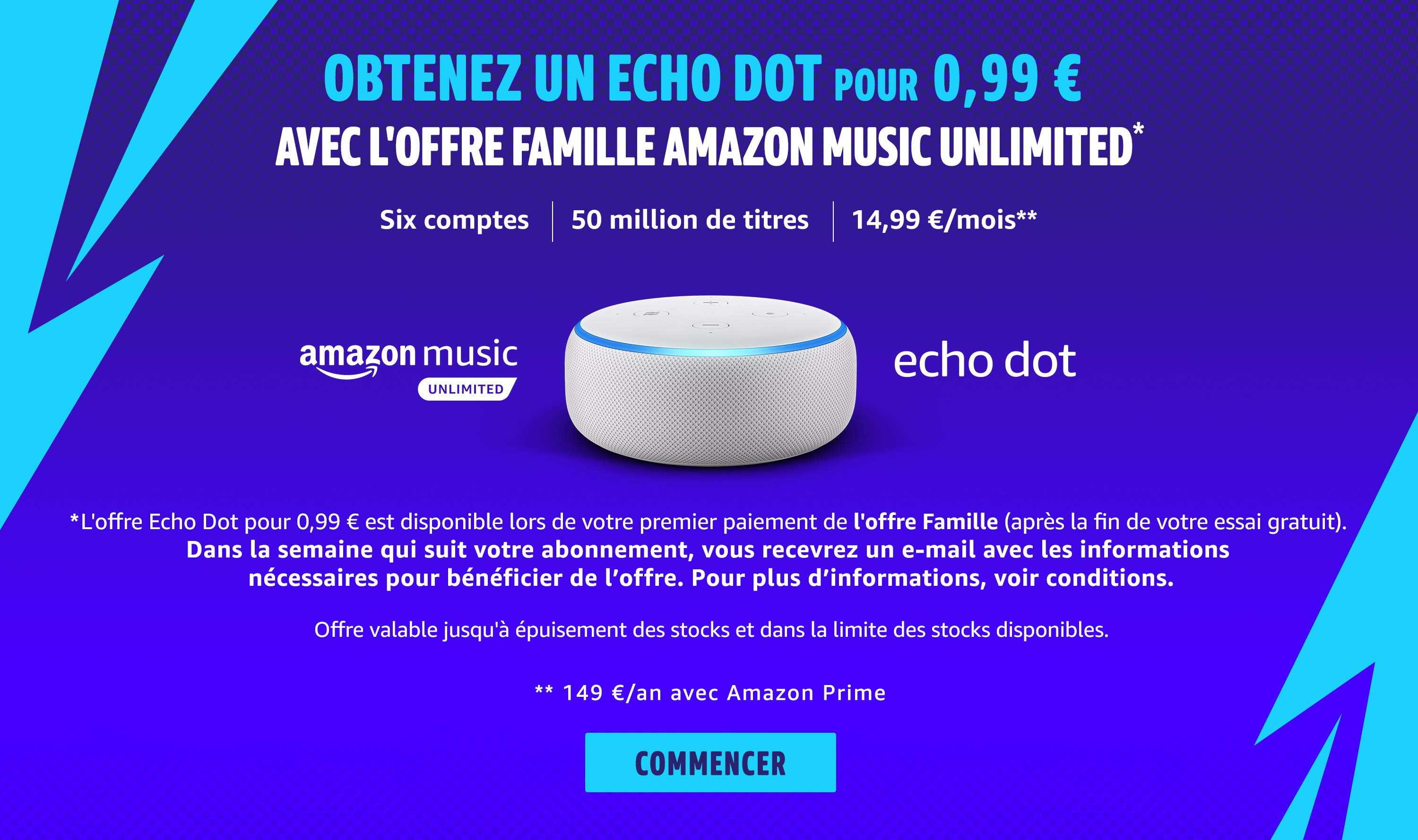 Le Deal du Jour : avec un abo famille  Music Unlimited, l