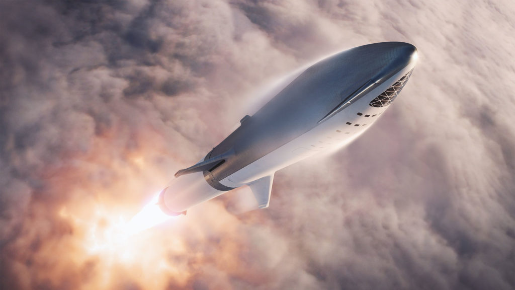 starship bfr super heavy big falcon rocket