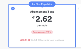 Prix VPN abonnement 3 ans