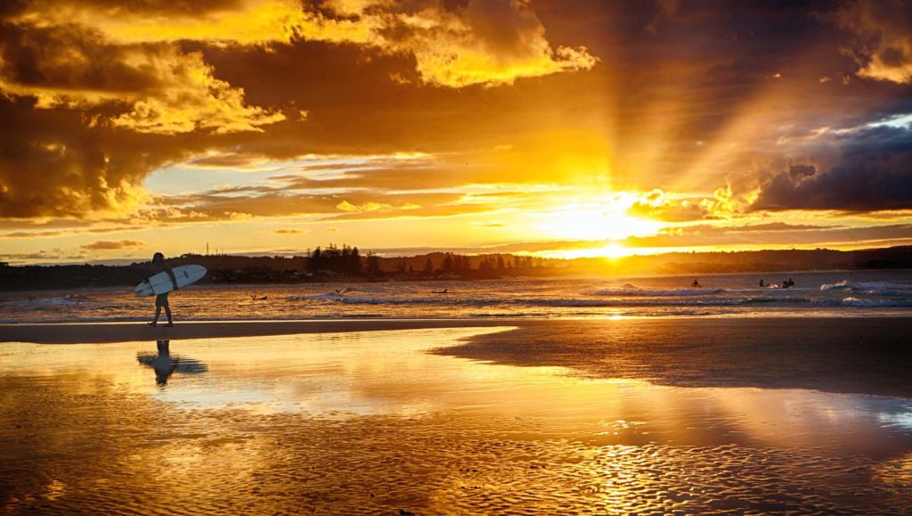 Australie plage surf