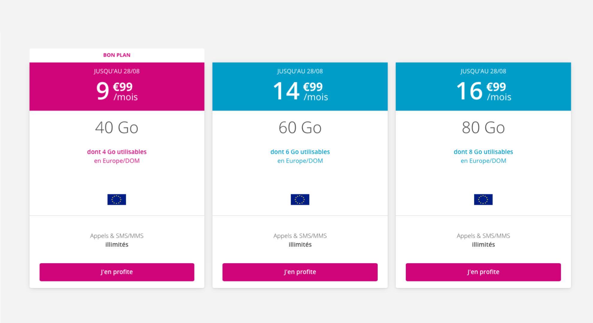 Bon plan forfait mobile : 40Go à moins de 5 € et sans engagement !