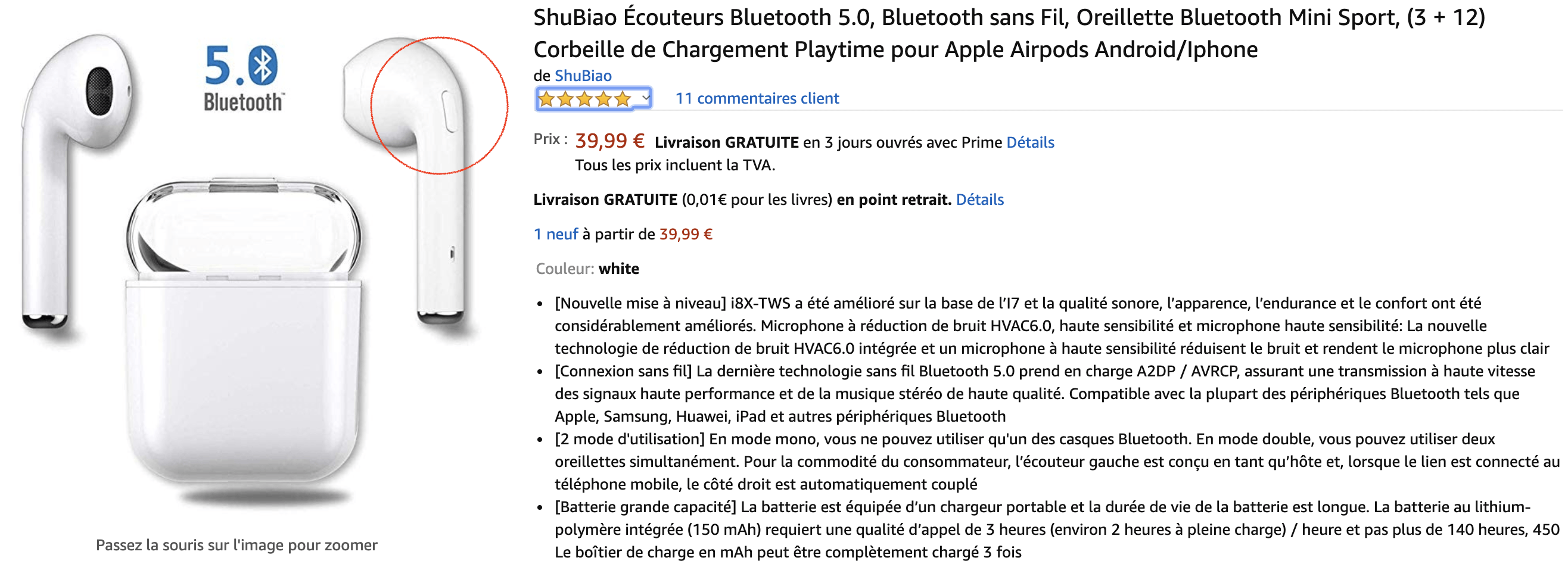 comment reconnaitre de faux AirPods