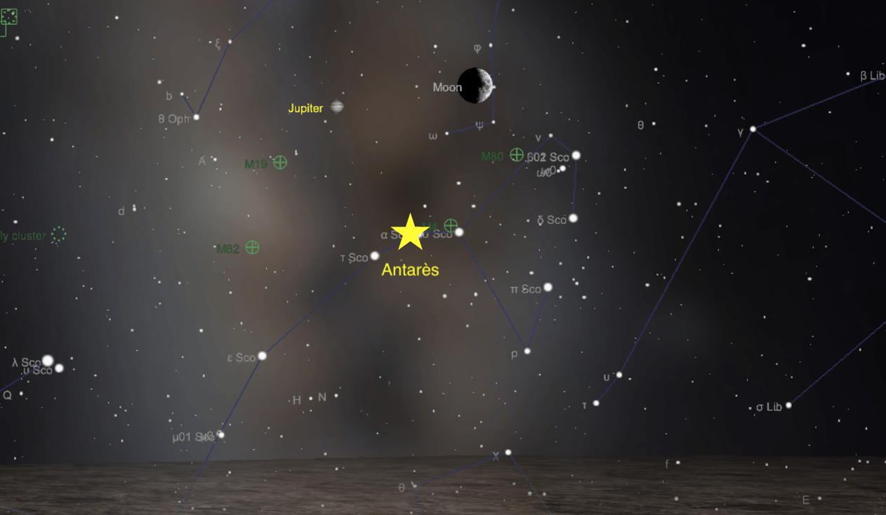 Ne Manquez Pas Le Beau Trio Entre La Lune Jupiter Et L