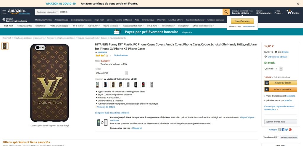 Amazon produit