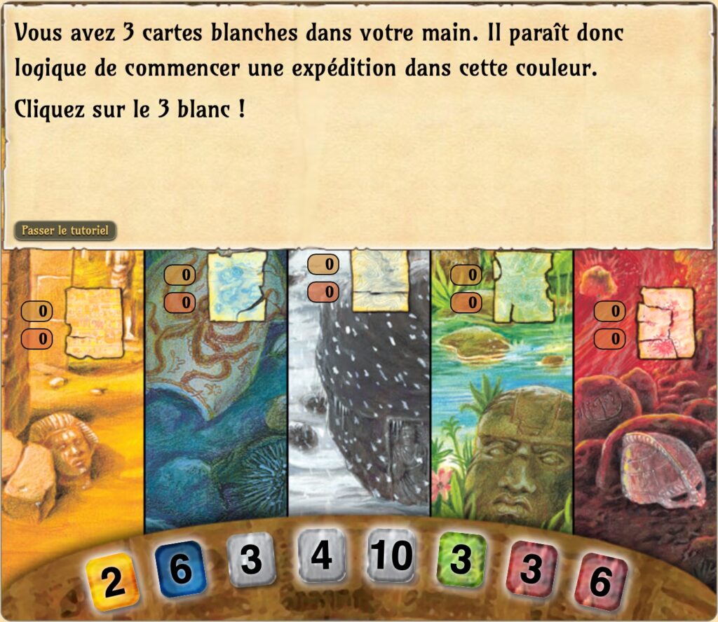 Tutoriel de Lost Cities sur Happy Meeple
