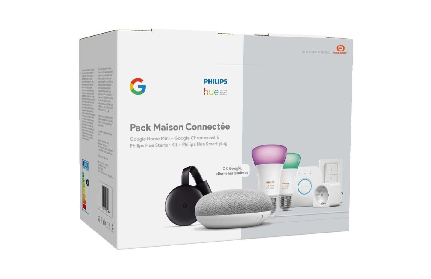 Un pack Philips Hue + Google avec 40 % de remise pour connecter sa