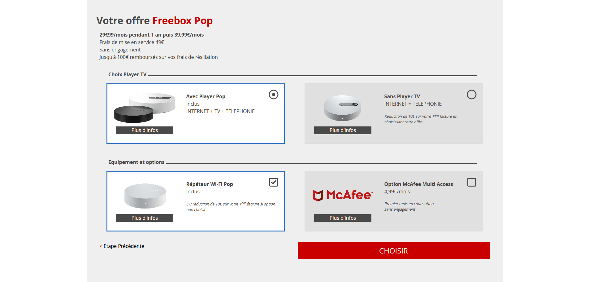 Support répéteur WiFi Freebox Pop et Freebox Delta