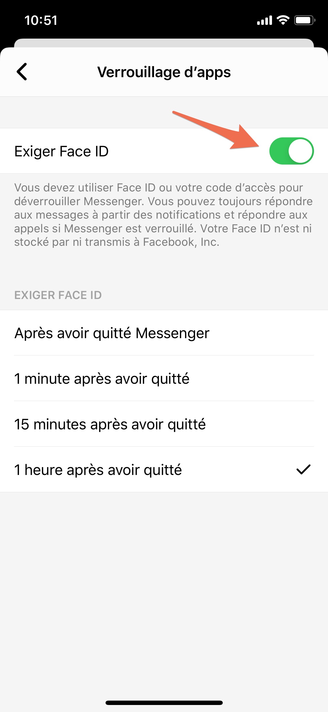 Facebook Messenger : comment activer le verrouillage de vos ...
