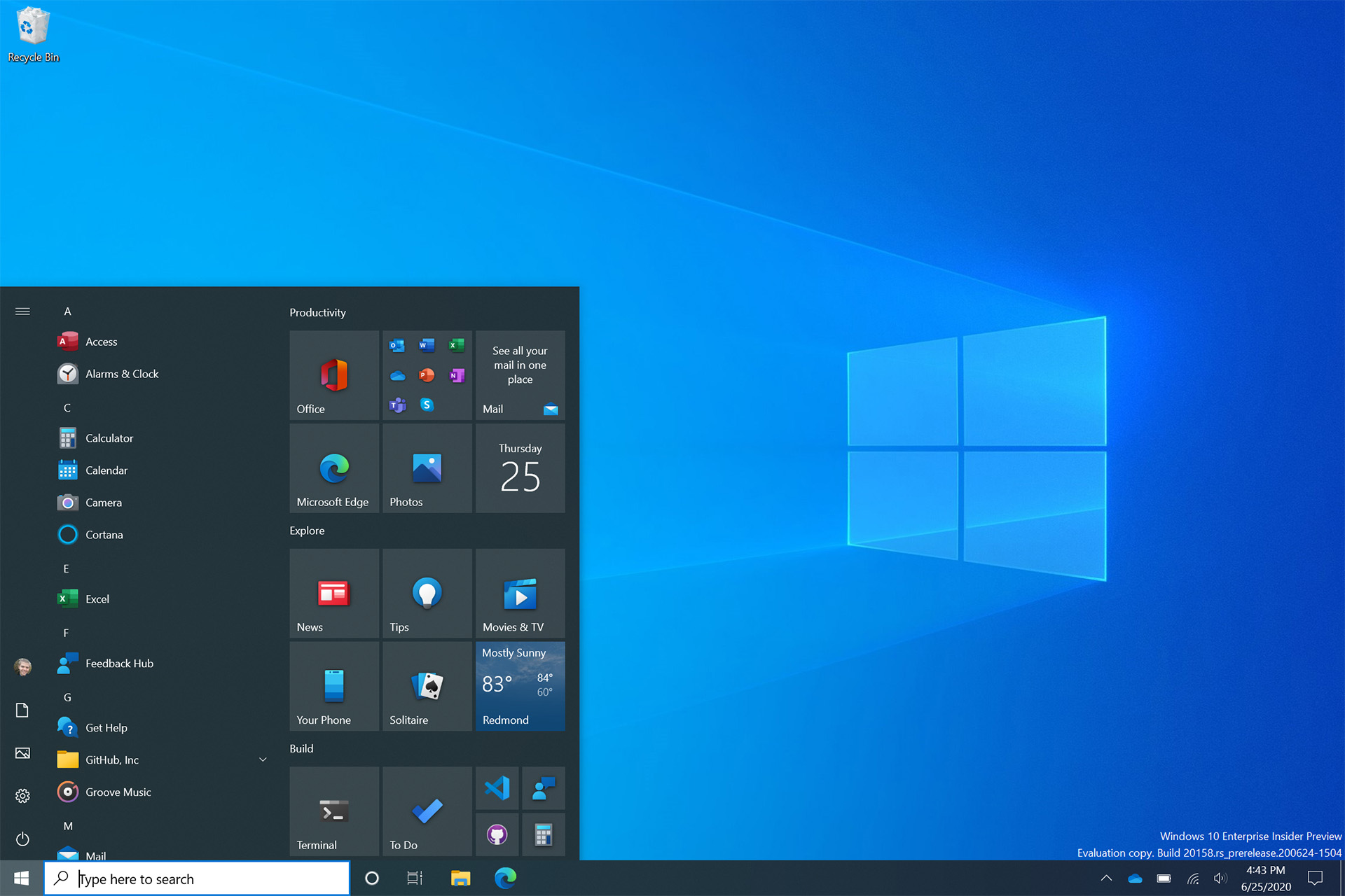 Microsoft Montre Le Look Du Nouveau Menu Démarrer De Windows 10 Numerama