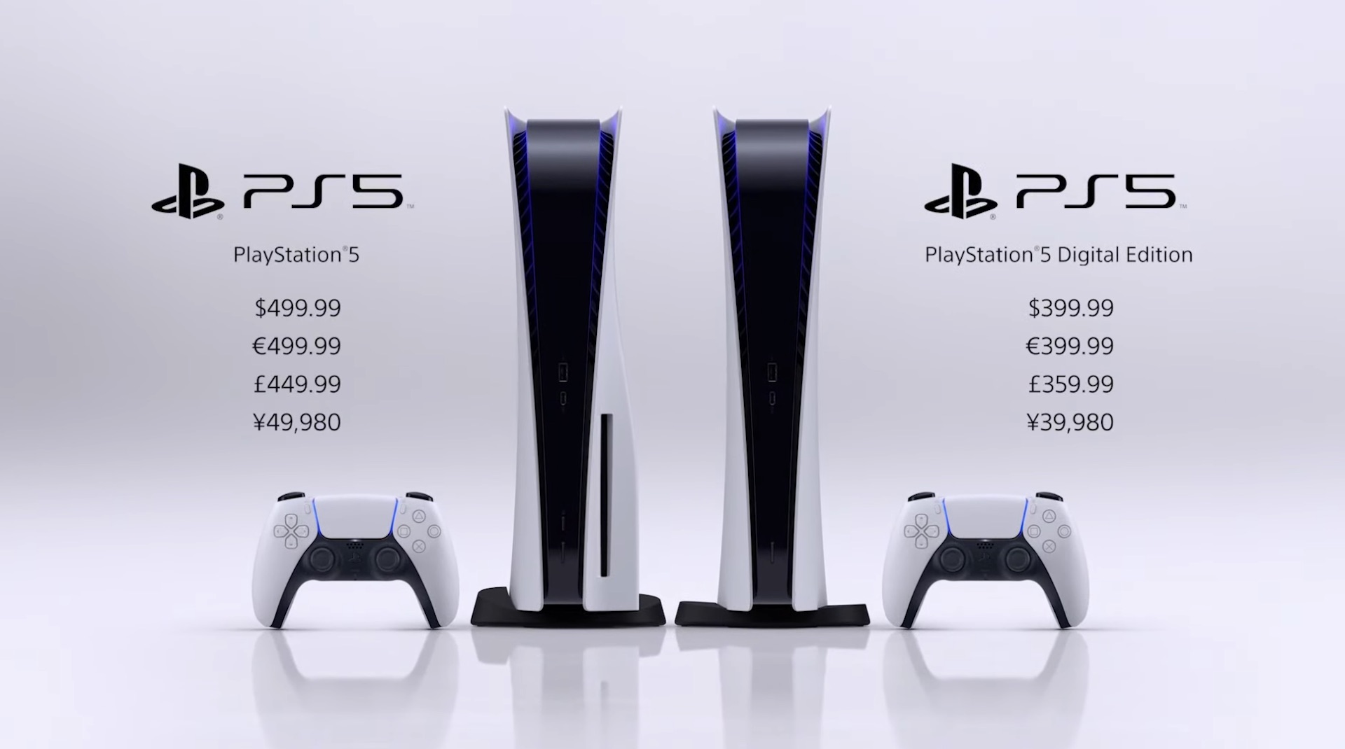 La PS5 sera disponible le 19 novembre en France à partir de 399,99