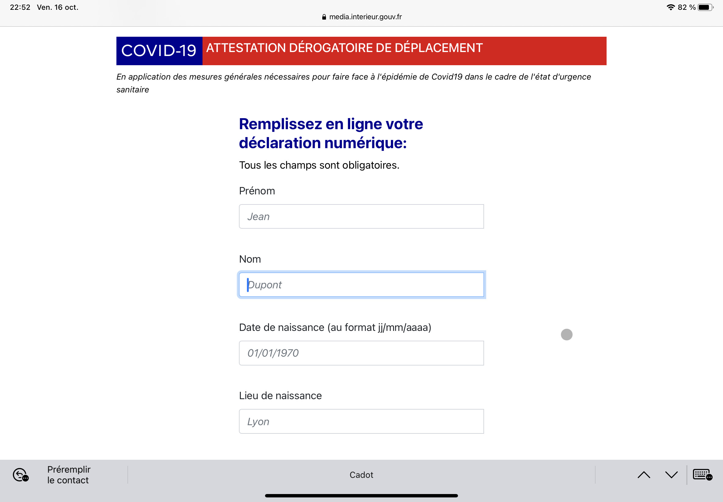 Modèle Attestation Déplacement Couvre Feu - Couvre Feu Comment Telecharger Et Utiliser L Attestation De Deplacement