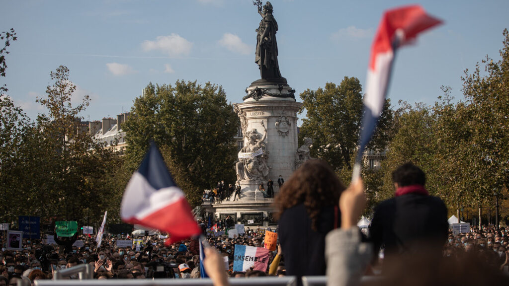 Manifestation france liberté