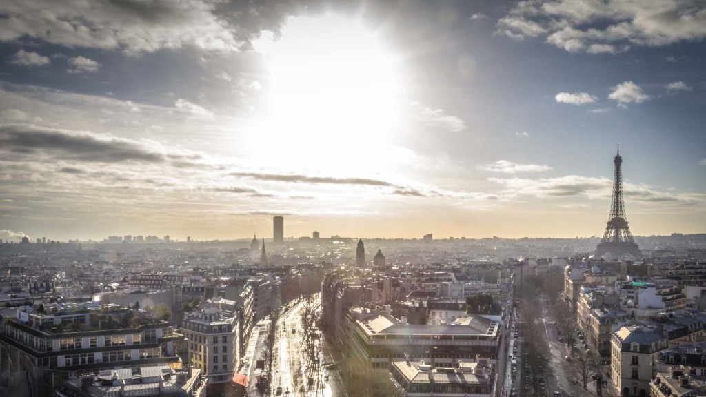 Paris sunset