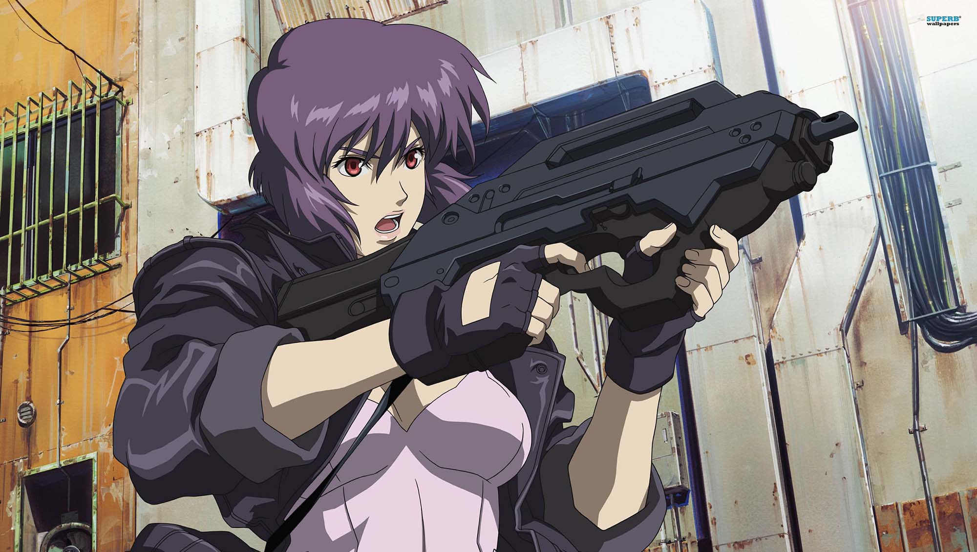 7. "Motoko Kusanagi" from the anime series "Ghost in the Shell" - wide 3