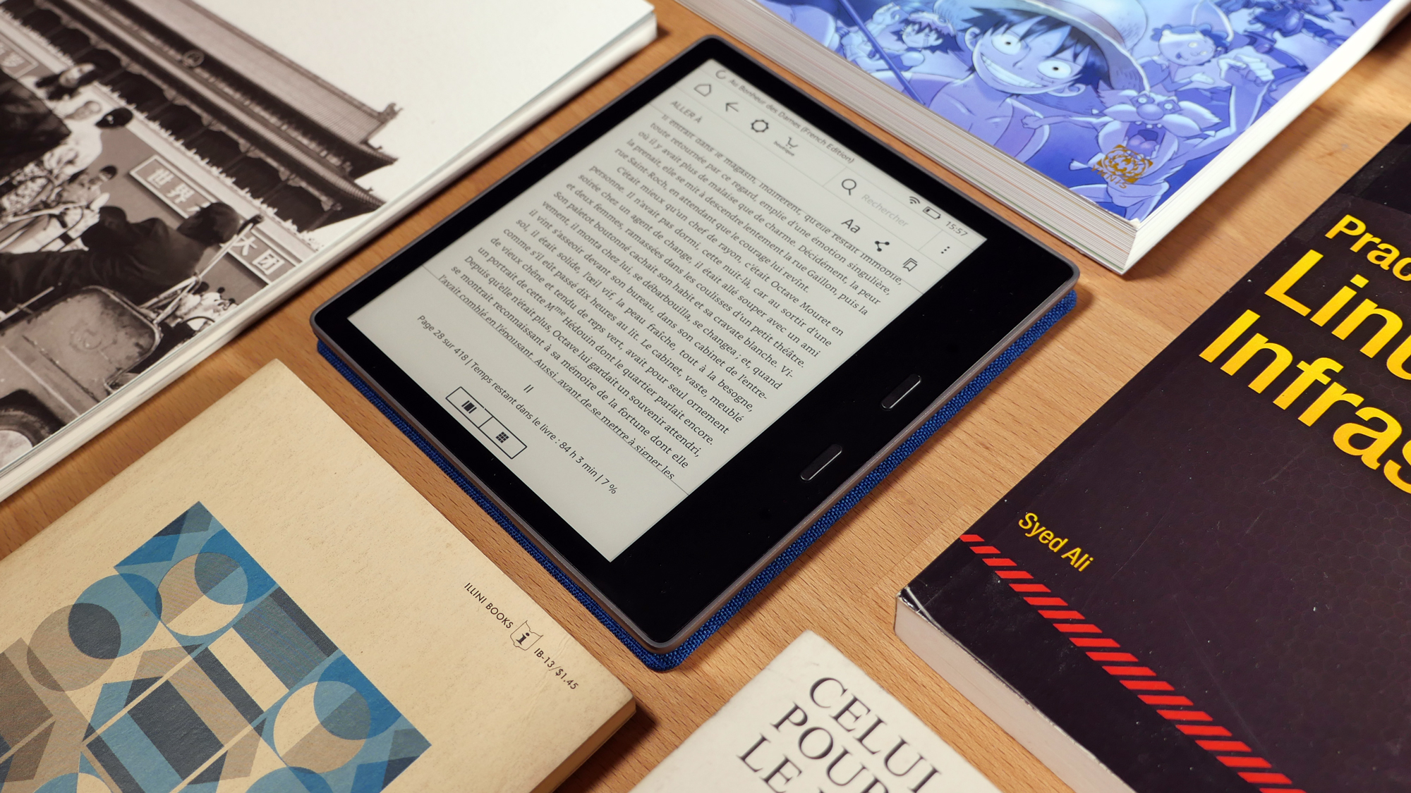 Test du Kindle Oasis Amazon la liseuse qui voulait être un livre