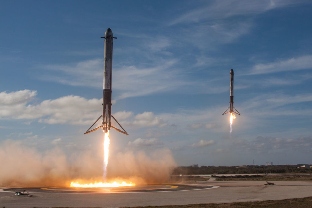 SpaceX Falcon Heavy booster propulseur