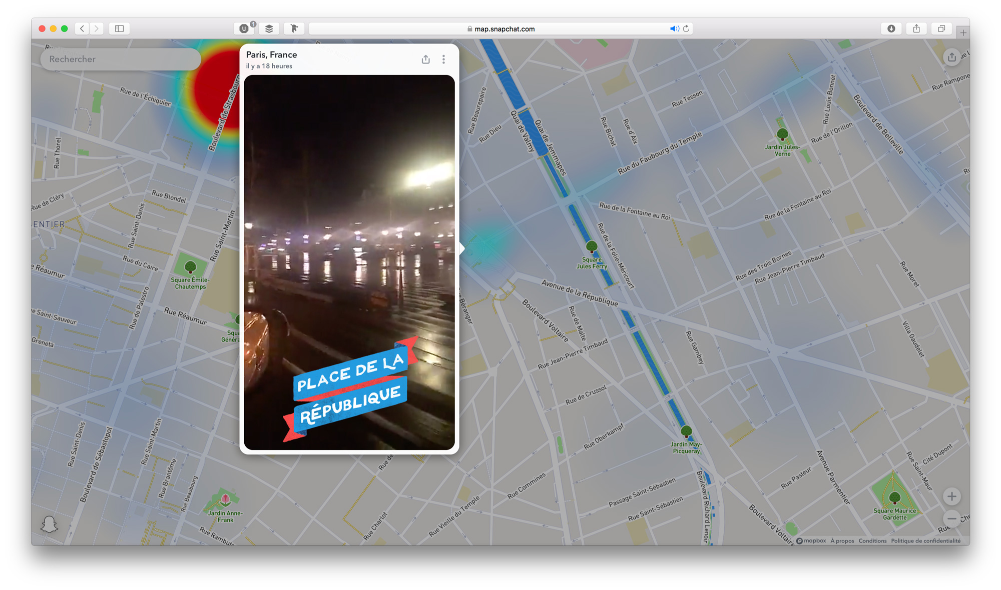 Localisation Snap Vu Il Y A Snapchat : vous pouvez désormais accéder à la Snap Map depuis le web