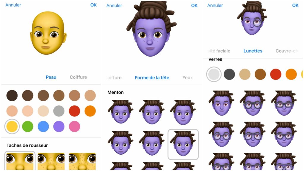 iOS 12 : comment créer un Memoji à votre image
