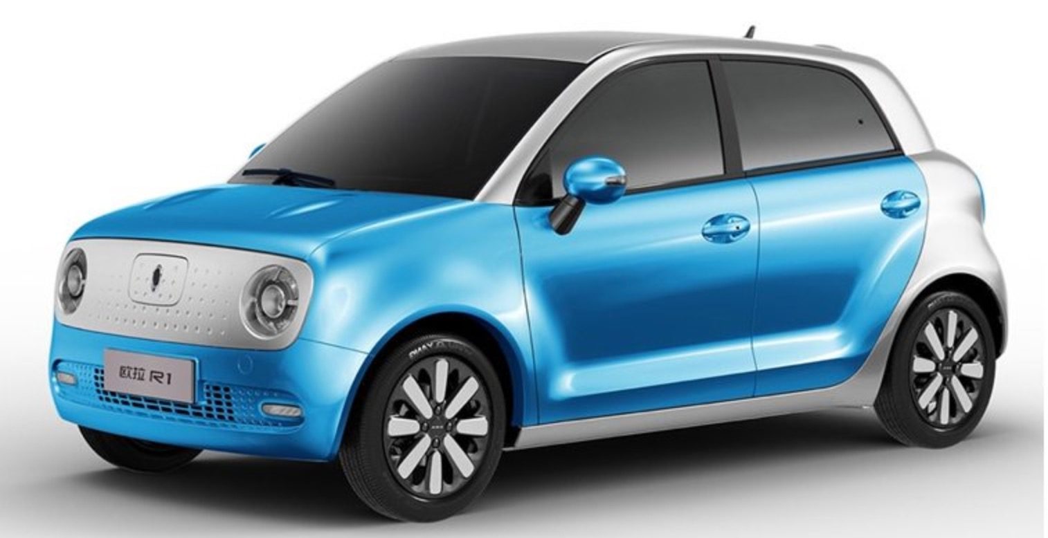Cette voiture électrique chinoise qui ressemble à un jouet Playskool