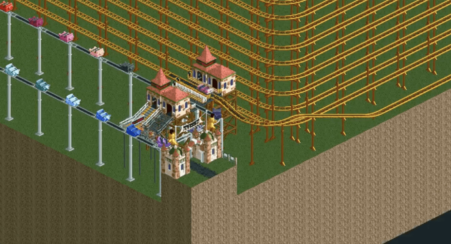 Какая система для игры. Симулятор аттракционов Rollercoaster Tycoon 2. Конвейер Tycoon. Система игры. Кодигеемс тайкон.