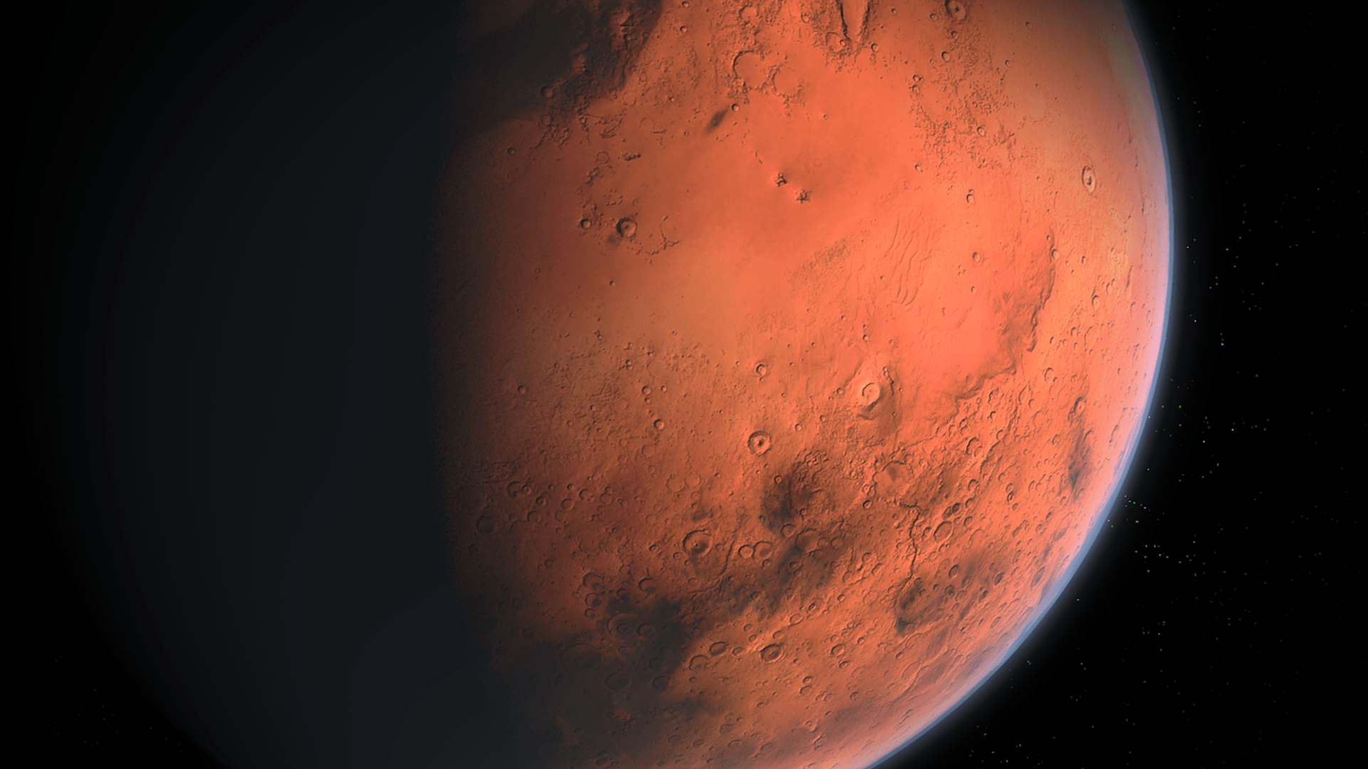 mars vue de l espace