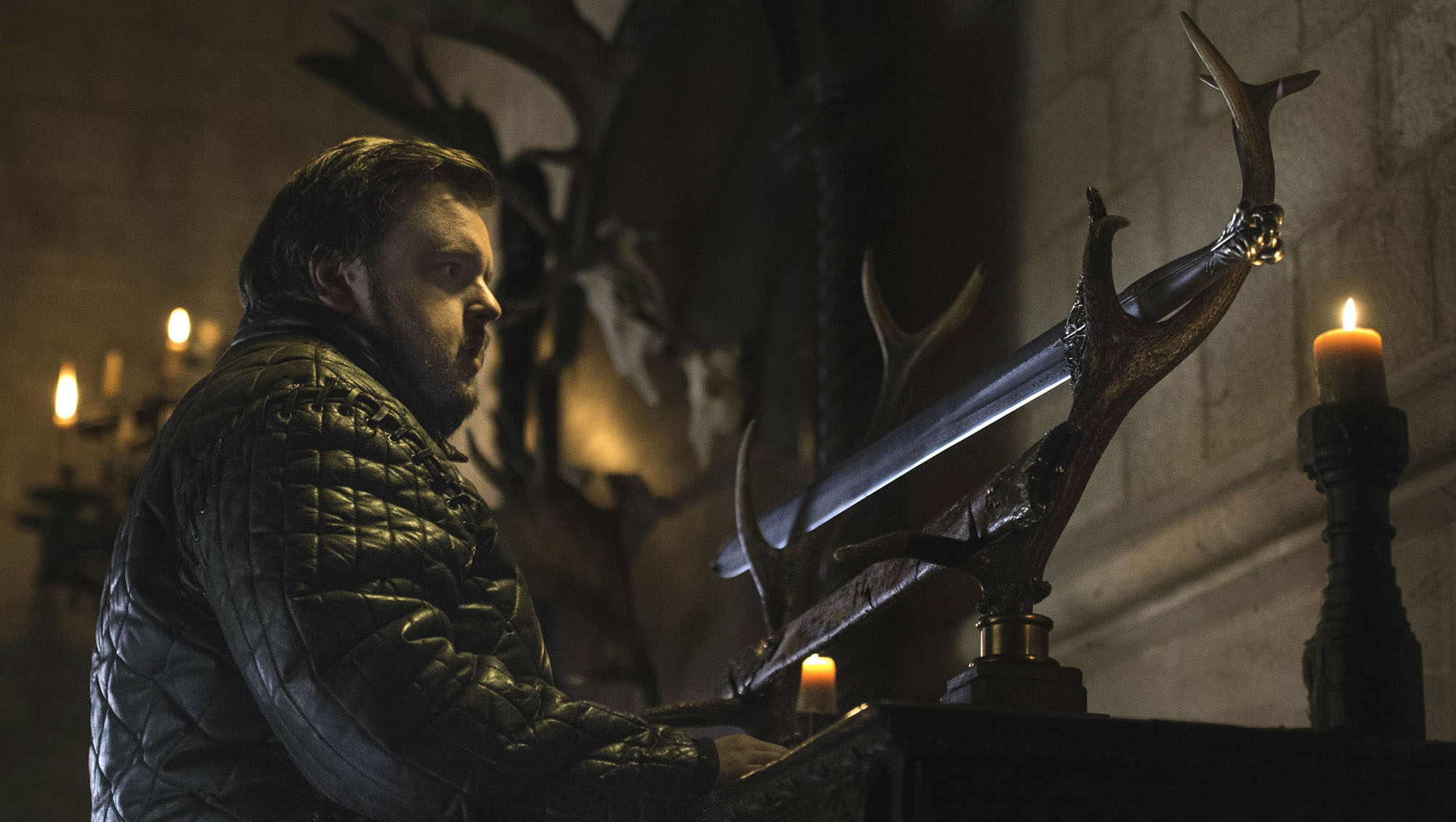 Samwell Tarly et l'épée en acier valyrien de sa famille