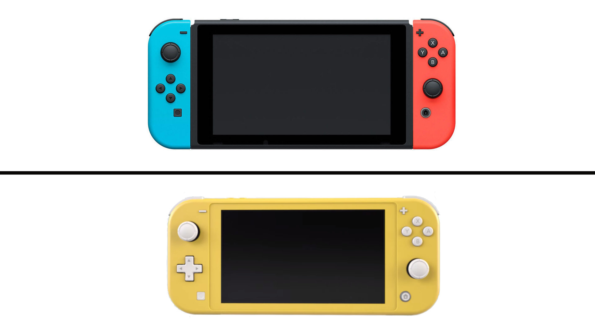 Nintendo Switch versus Switch Lite : quelles différences entre les deux  consoles ? - Numerama