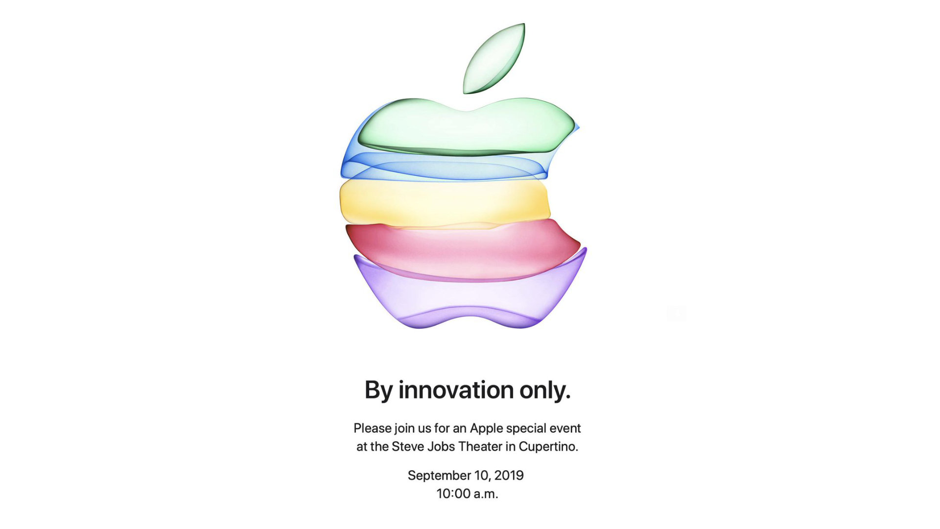 Tweet et diffusion du keynote sur YouTube pour l'iPhone 11, Apple