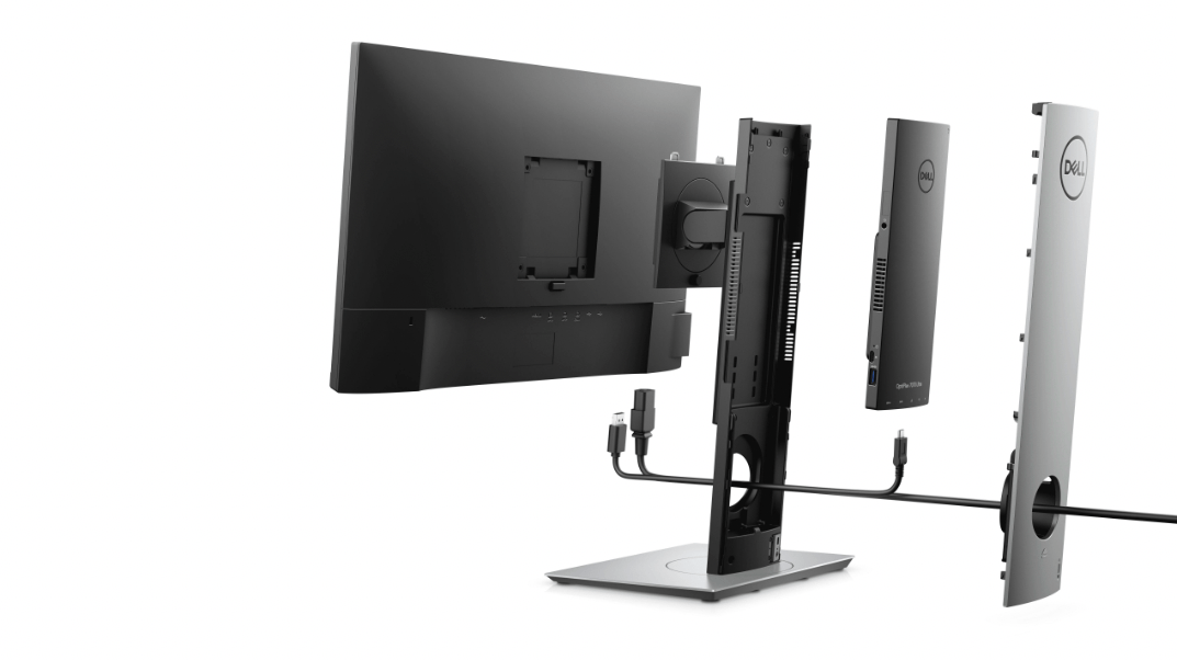 Dell lance une gamme de PC modulaires qui s'intègrent dans le pied d'un  écran - Numerama