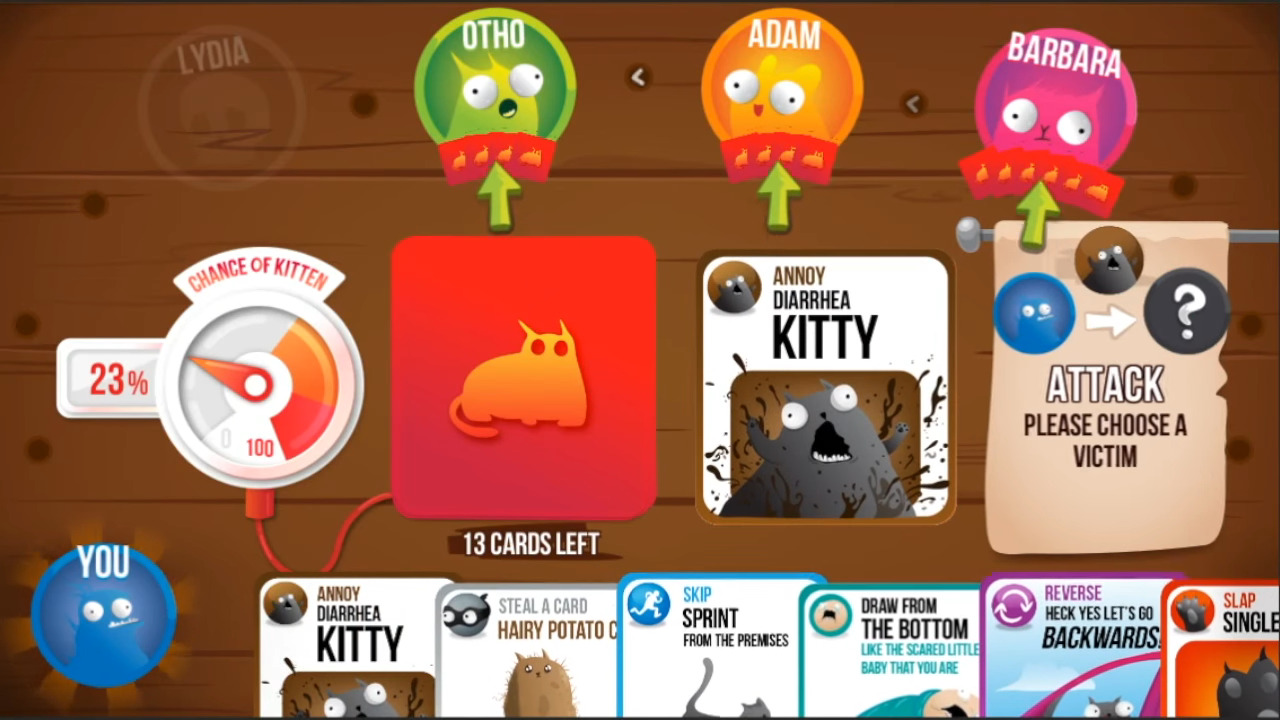 Exploding Kittens : le jeu de base